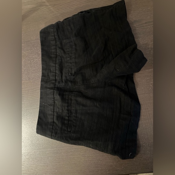 J. Crew Size 2 Black Cotton/Linen Shorts - Picture 3 of 12